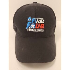NCAA 2010 San Antonio Women's Final Four Cap‎ Hat Adult Adjustable Black